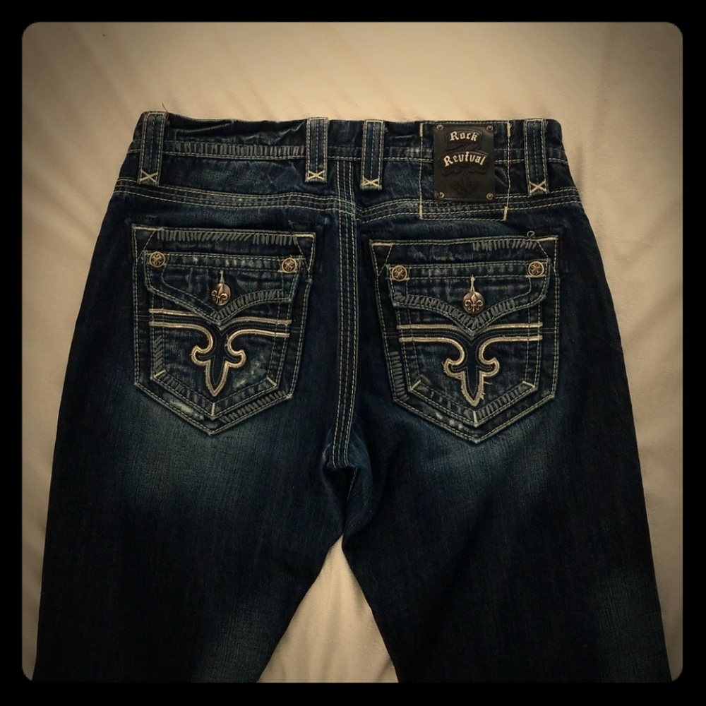 Rock revival mens jeans